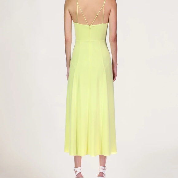 Halston Heritage Lemon Midi Dress - Picture 2 of 15